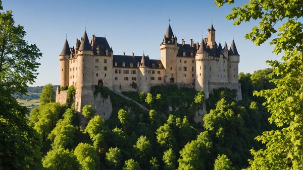 Découverte du château de castelnau bretenoux